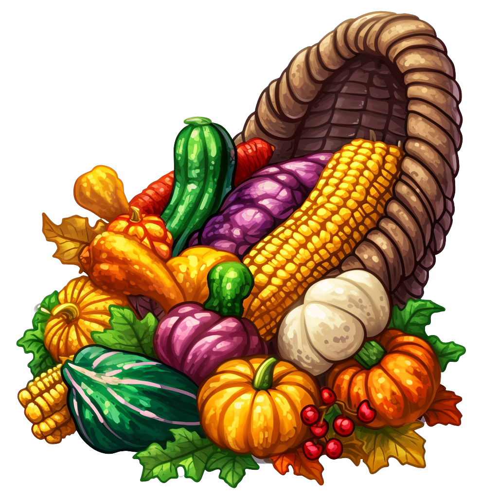 Thanksgiving cornucopia clipart Thanksgiving Cornucopia Clipart